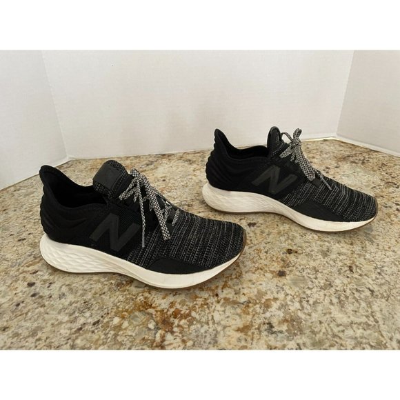 New Balance Fresh Foam ROAV Knit Sneakers Black & Summer Fog, Women's 6.5 - Picture 1 of 8